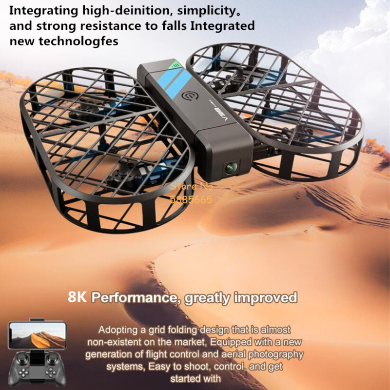 Brushed Drone Motor - Telecamera HD 8K 360 ° Protezione
