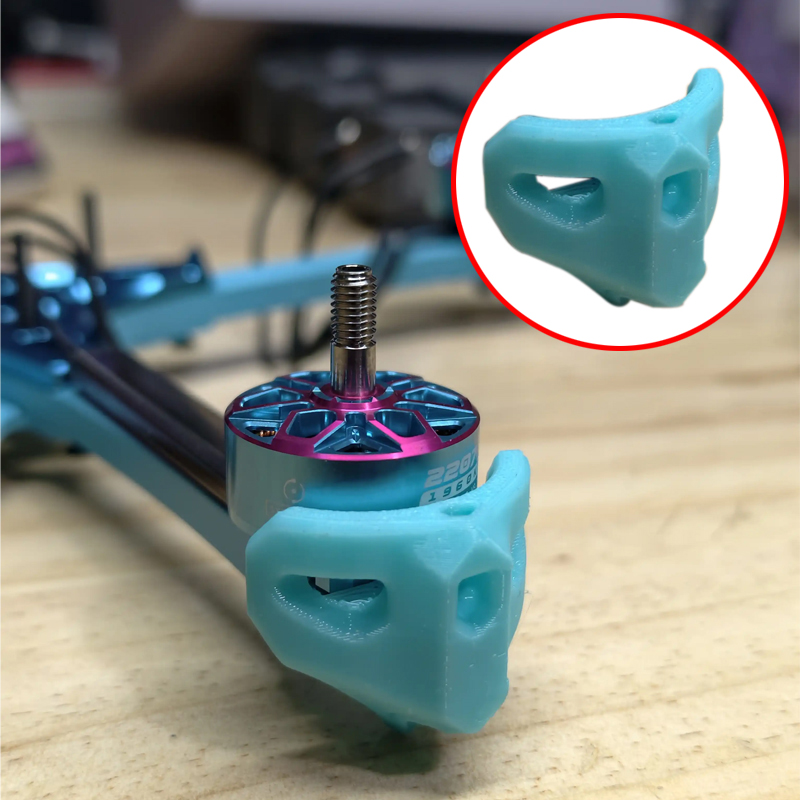 Smoke Stopper - 4 Pezzi Protezione Anti-Collisione per Motore