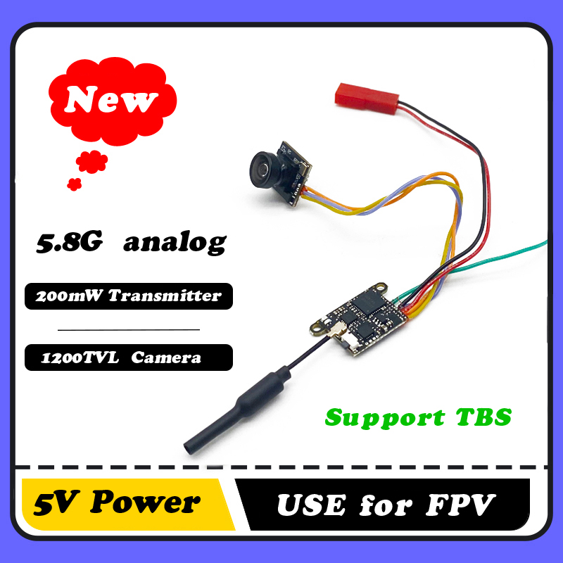 Rc Transmitter - SLONWAKE 5.8G 1200TVL FPV Fotocamera VTX
