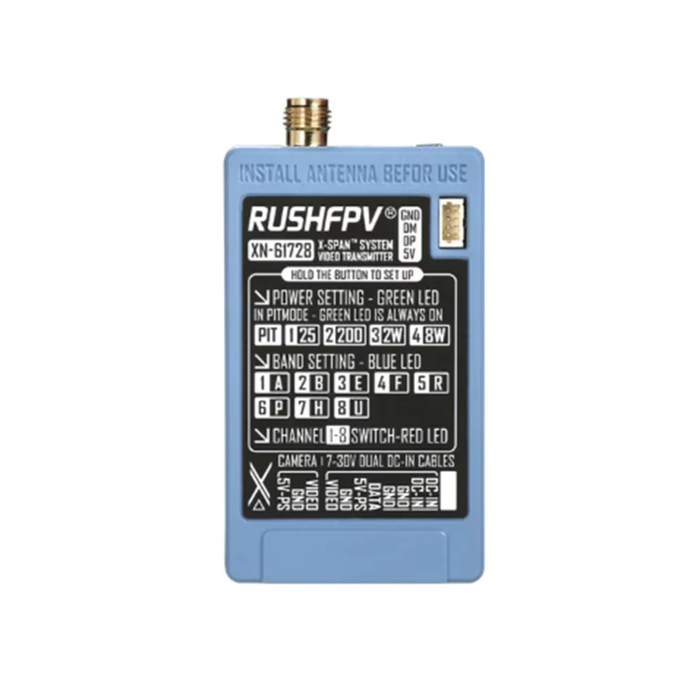RUSHFPV 6.1‑7.2G 8W X61728 Mod - Rc Transmitter recensione e prezzo