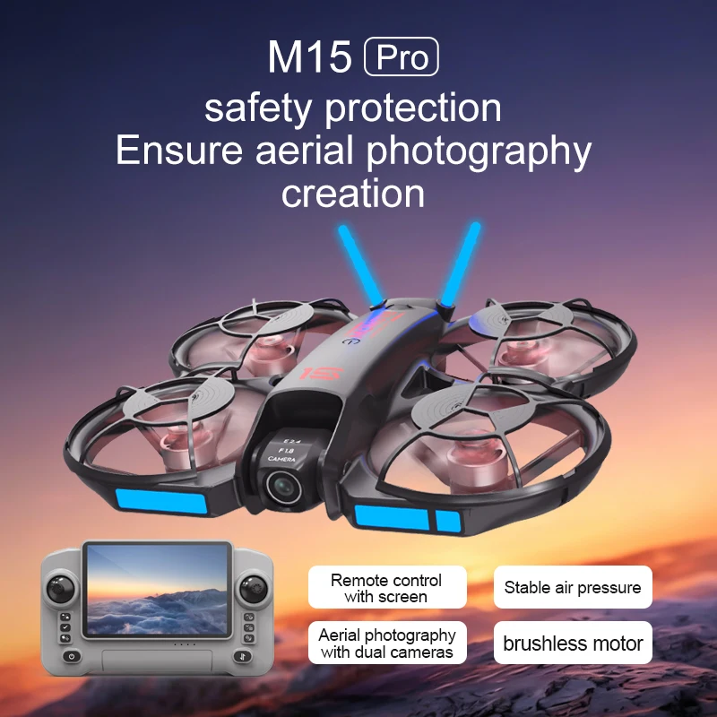 Nuovo Drone FPV M15 2026 con S - Brushed Drone Motor recensione e prezzo