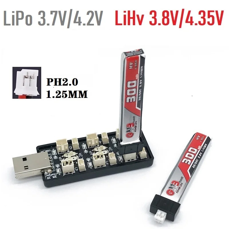 6CH USB 1S LiPo/LiHv 3.7V/4.2V - Balance Charger Rc recensione e prezzo