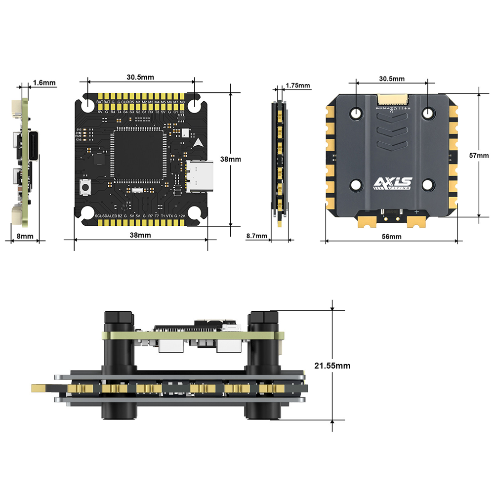 Axisflying Argus Pro ECO F722  - Drone Esc recensione e prezzo