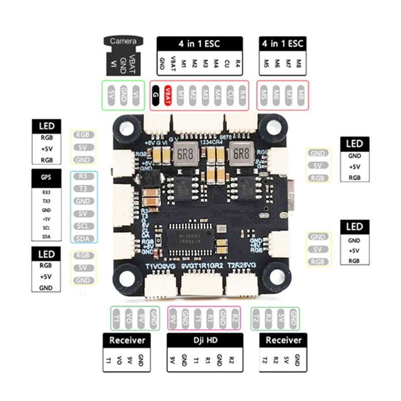 Controller di Volo ABXE-F722 5 - F722 Flight Controller recensione e prezzo