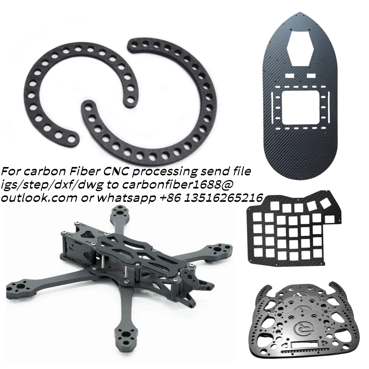 Lavorazione di Lastre in Fibra - Carbon Fiber Drone Frame recensione e prezzo