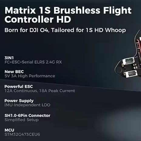 BETAFPV Matrix 1S 3IN1 HD V1.0 - Betaflight Fc recensione e prezzo