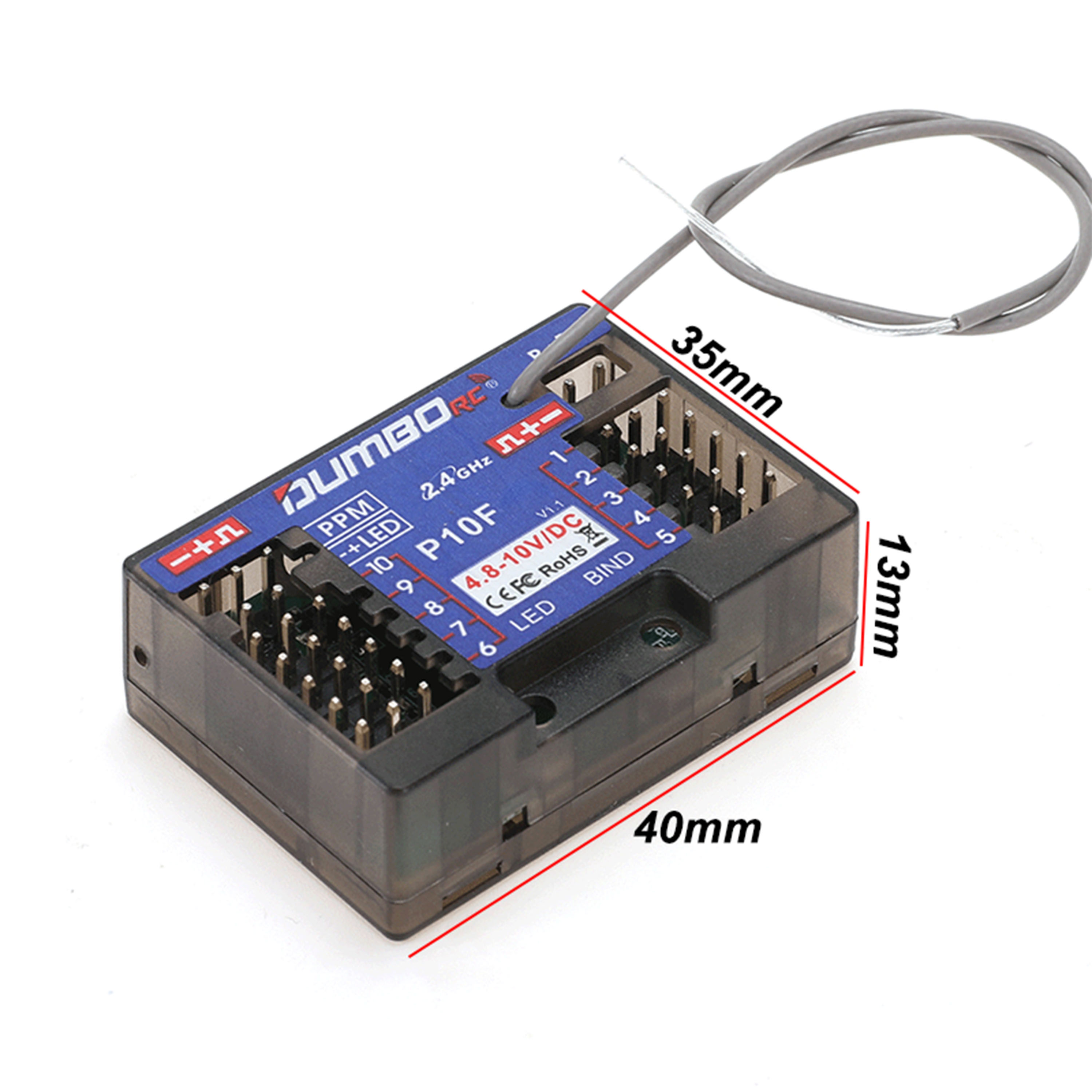 DUMBORC P10F P10FG 10CH 2.4GHz - Radio Transmitter 2.4Ghz recensione e prezzo